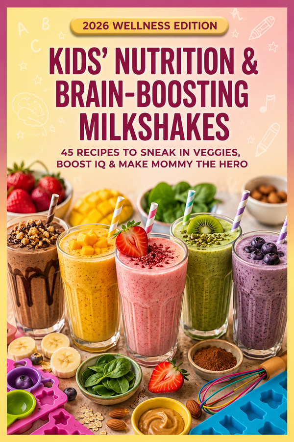 Book 6: Kids' Nutrition & Brain-Boosting Milkshakes