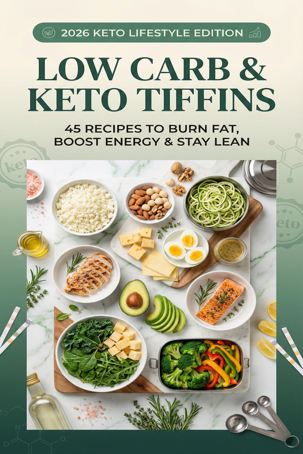 Book 7: Low-Carb & Keto Tiffins