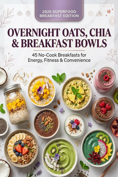 Book 8: Overnight Oats, Chia & Breakfast Bowls