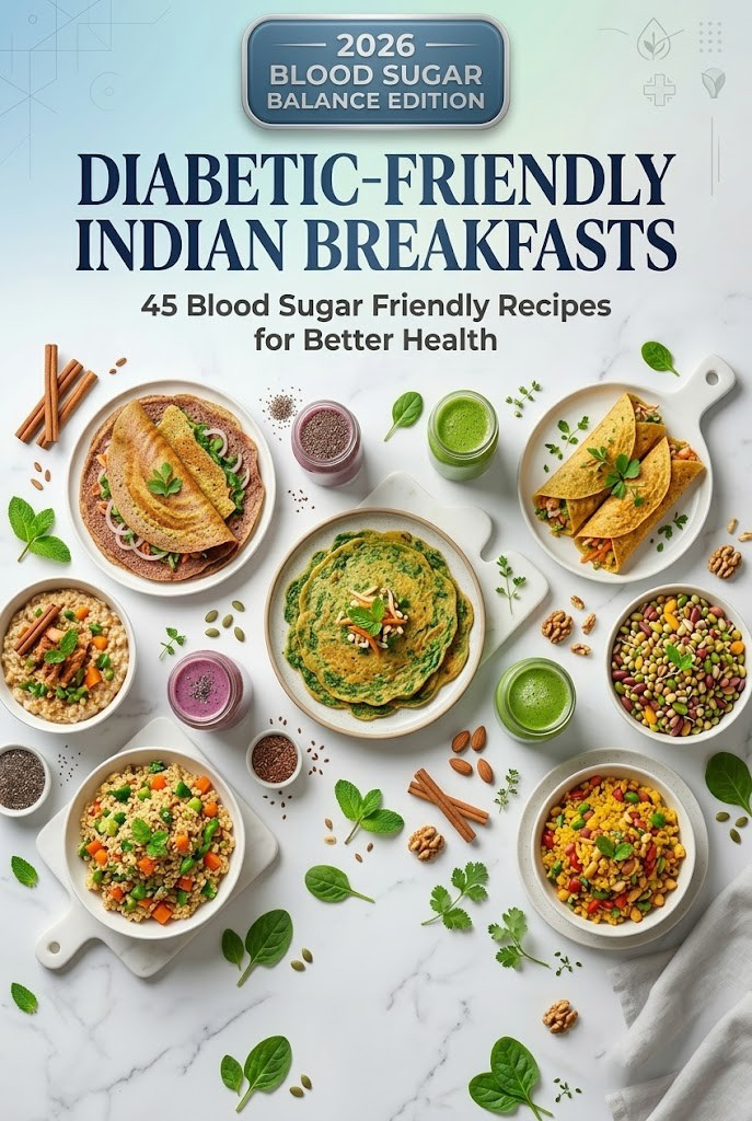 Diabetic-Friendly Indian book cover