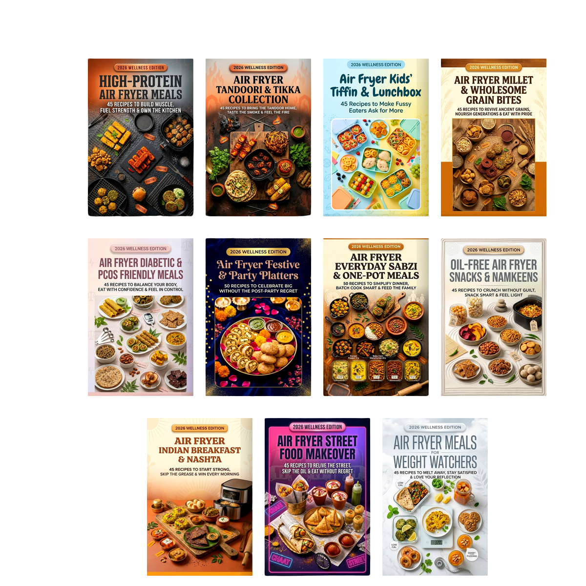 "Ultimate Air Fryer Mastery Collection – 500+ Oil-Free Recipes"