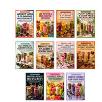 505 Power Milkshake Recipes – 11 Books Collection
