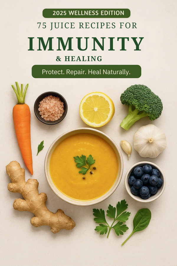Book 2: Immunity Booster Juice Recipes & Wellness Drinks