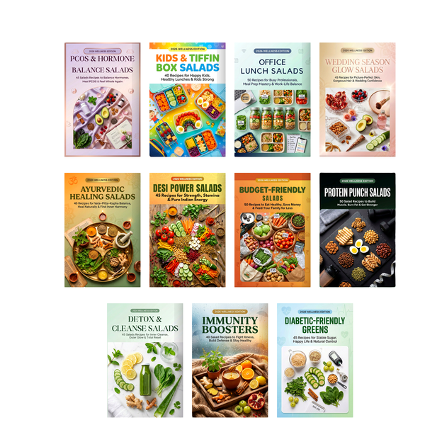 11 Salad Recipe Books in One – 500 Recipes to Eat Healthy Every Day