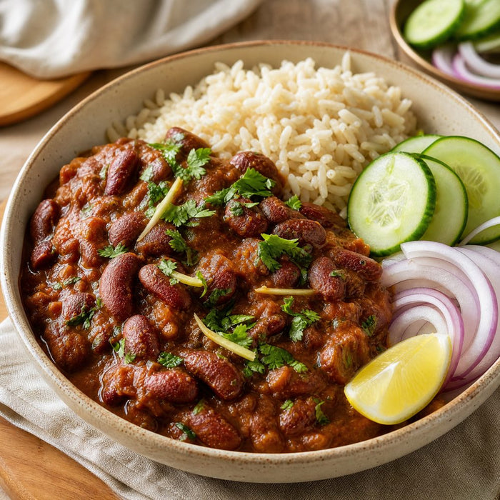 Rajma brown rice bowl