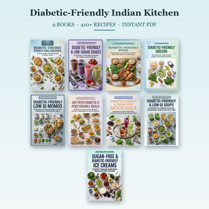 Diabetic-Friendly Indian Kitchen: 9 Books