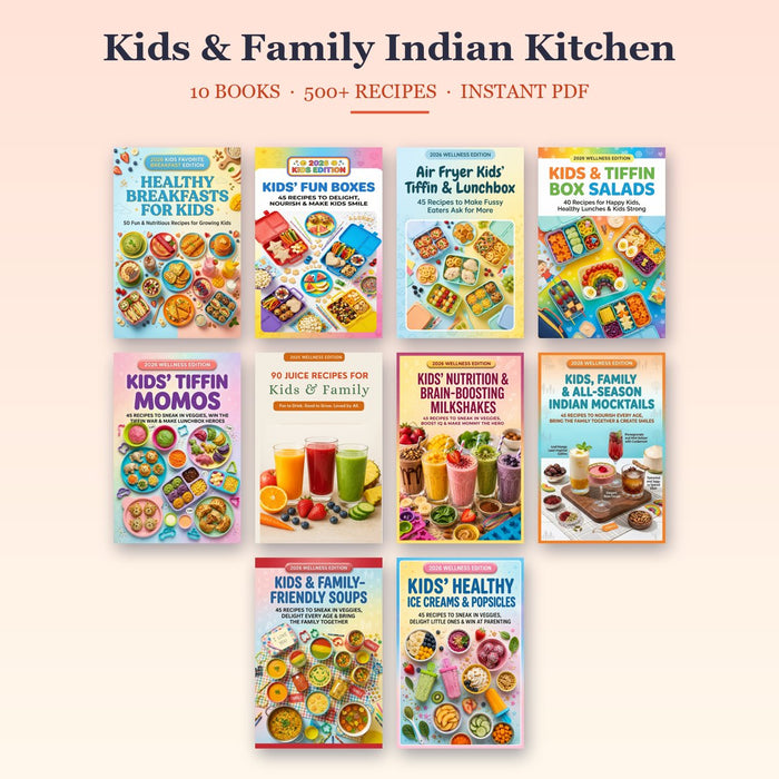 Kids & Family Indian Kitchen: 10 Books