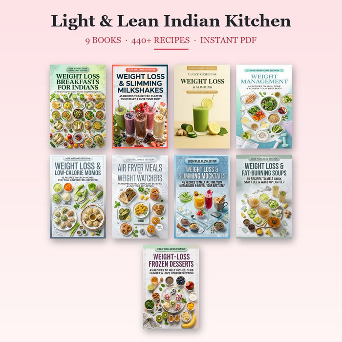 Light & Lean Indian Kitchen: 9 Books