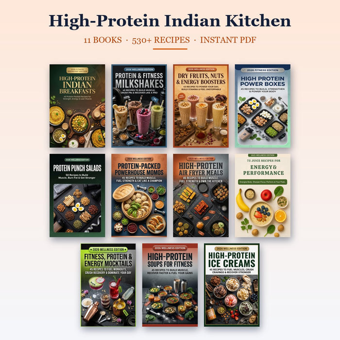 High-Protein Indian Kitchen: 11 Books